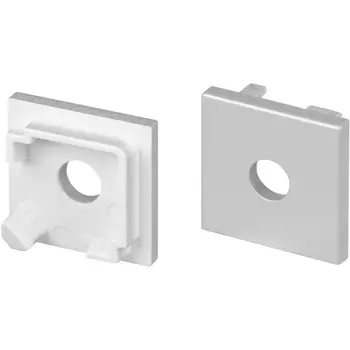 Заглушка SL-KANT-H16-S10 SQUARE с отверстием (Arlight, Пластик) 053567