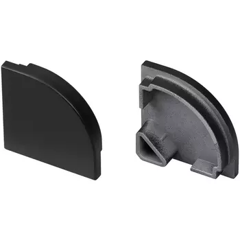 Заглушка SL-KANT-H20 BLACK глухая (Arlight, Пластик) 049404