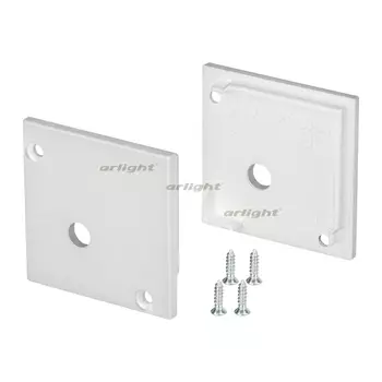 Заглушка SL-KANT-H30 SQUARE с отверстием (Arlight, Пластик) 024481