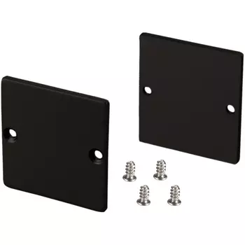 Заглушка SL-LINE-3638-LW BLACK глухая (Arlight, Металл) 038716