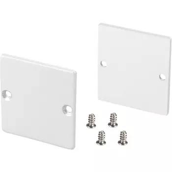 Заглушка SL-LINE-3638-LW WHITE глухая (Arlight, Металл) 040252(1)