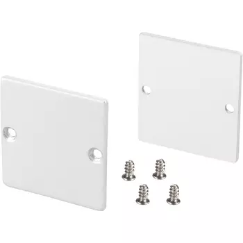 Заглушка SL-LINE-3638-LW WHITE глухая (Arlight, Металл) 040252