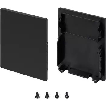 Заглушка SL-LINE-4050-3L-MIDDLE BLACK глухая (Arlight, Пластик) 044676