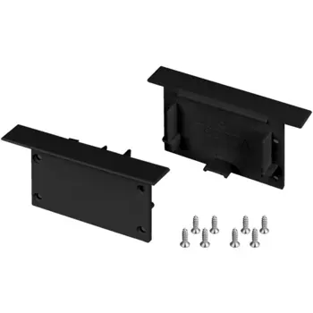 Заглушка SL-LINIA62-FS BLACK (Arlight, Пластик) 038877