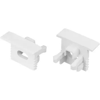 Заглушка SL-MINI-10-F WHITE с отверстием (Arlight, Пластик) 049454