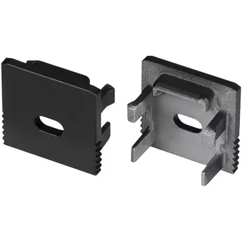 Заглушка SL-MINI-15 BLACK с отверстием (Arlight, Пластик) 049420