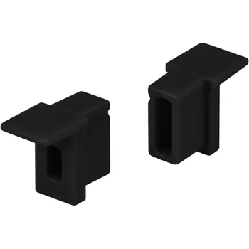 Заглушка SL-MINI-6-H9 BLACK c отверстием (Arlight, Пластик) 044087