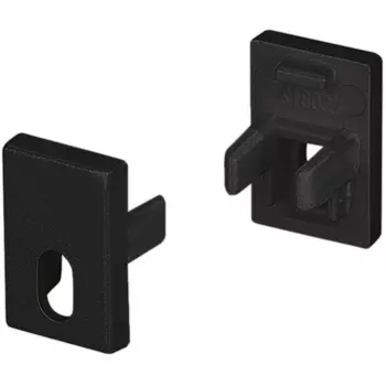 Заглушка SL-MINI-8-H12 BLACK с отверстием (Arlight, Пластик) 037506