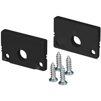 Заглушка SL-SLIM20-H13 BLACK с отверстием (Arlight, Пластик) 037513