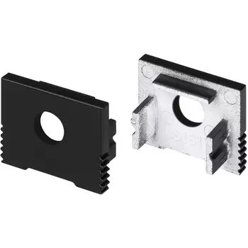 Заглушка SL-SLIM-H13M BLACK с отверстием (Arlight, Пластик) 032998