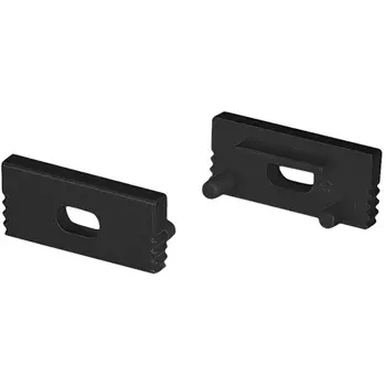 Заглушка SL-SLIM-H7 BLACK с отверстием (Arlight, Пластик) 037510