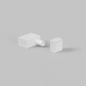 Заглушки для гибкого неона 12x6 мм 2 шт. (выход вверх/вниз) Maytoni Изгиб поперек оптической оси 432032