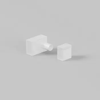 Заглушки для гибкого неона 12x6 мм 2 шт. (выход боковой) Maytoni Изгиб поперек оптической оси 432033