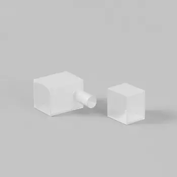 Заглушки LNM-1816-T-EC для гибкого неона 3D 18x16 мм. Maytoni Изгиб 3D 432048