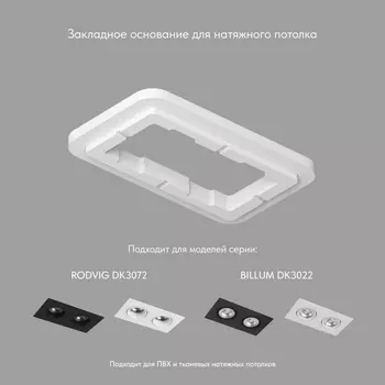 Закладная панель для DK3022/DK3072, ПВХ Denkirs SCB DK3022/72-SCB