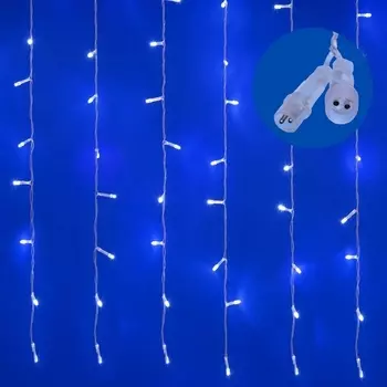 Занавес светодиодный с эффектом мерцания. 3х2м. Соединяемый. светодиодов. Белый свет. ULD-C3020-240/TTK IP44 Uniel WHITE