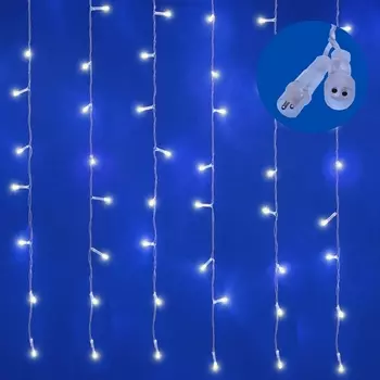 Занавес светодиодный с эффектом мерцания. 6х3м. Соединяемый. светодиодов. Теплый белый и свет. ULD-C6030-450/TTK WARMWHITE-WHITE IP44 Uniel ULD