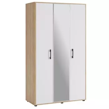 Зара Шкаф 3-створчатый 2 Mebelson (ЛДСП/Дуб сонома,Белый) арт.SMZ-10.1623