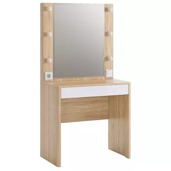 Зара Трюмо, цвет дуб сонома/белый Mebelson (арт.SMZ-03.1623)