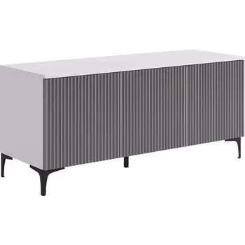 Зефир Тумба 115.01 Mebelson (ЛДСП,МДФ,Металл/Светлое дерево,Серый) арт.UL.115-M.103.01.3263