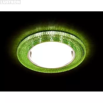 Зеленый встраиваемый светильник G290 GR Ambrella Gx53+led