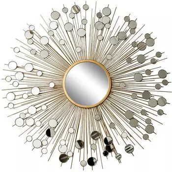 Зеркало диам.100, центр.диам.25см Garda Decor арт.19-OA-5702