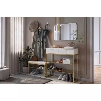 Зеркало Фортуна 3 Mebelson (Зеркало/Белый) арт.172547,0133