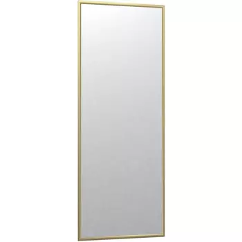 Зеркало настенное в раме Сельетта-6, матовое золото 110 см х 40 см от фабрики Mebelik