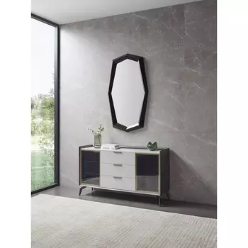 Зеркало S052K черный матовый, шт ESF black matt