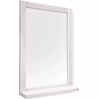 Зеркало с полкой SHT-М2 беленый Sheffilton Альберо 3354819801