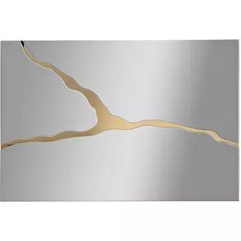 Зеркало с золотым декором 110*76*2см Garda Decor арт.KFG194