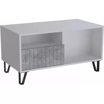 Журнальный стол Эннис (Эннис белый / бетон светлый) Woodville арт.563552