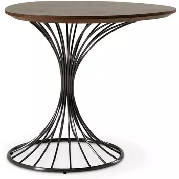 Журнальный стол Marty ОГОГО Обстановочка! (Шпон,МДФ/Черный,Орех) арт.930830