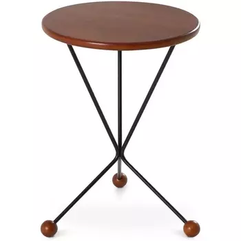 Журнальный стол Petal ОГОГО Обстановочка! (Массив дерева/Коричневый,Черный) арт.930832