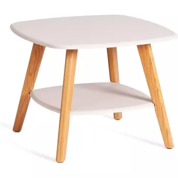 Журнальный стол Tetchair RIO (МДФ/Кремовый,Светлое дерево)