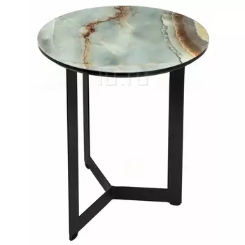 Журнальный столик Woodville Роб D-450 голубой мрамор 462094