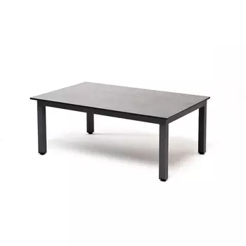 Журнальный столик из HPL 95х60, H40, каркас серый графит, цвет столешницы серый гранит 4SIS Канны RC658-95-62-R-7024-4sis