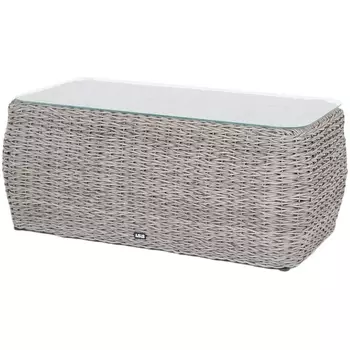 Журнальный столик из искусственного ротанга (гиацинт), цвет серый 4SIS Кальяри YH-S4663G TWgrey