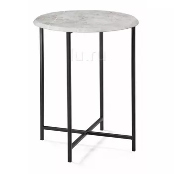 Журнальный столик мрамор белый Woodville Манеттия 497049