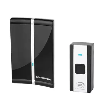 Звонок дверной беспроводной DBQ20M 36M IP44 Elektrostandard DBQ20 WL черный