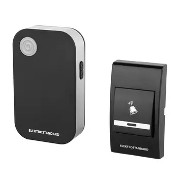Звонок дверной беспроводной DBQ22M 36M IP40 Elektrostandard DBQ22 WL черный