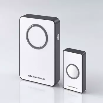 Звонок дверной DBQ27M Elektrostandard WL Белый/Чёрный