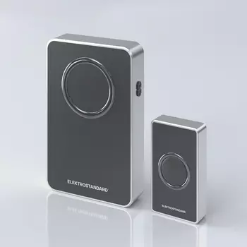 Звонок дверной DBQ27M Elektrostandard WL Чёрный/Серебро