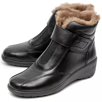ботинки женские натуральная кожа натуральный мех отико