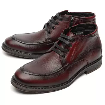 мужские ботинки натуральная кожа / байка corvetto