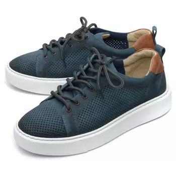 мужские кроссовки натуральная кожа corvetto