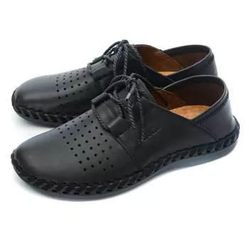 мужские мокасины с перфорацией натуральная кожа Gustav Gutmann