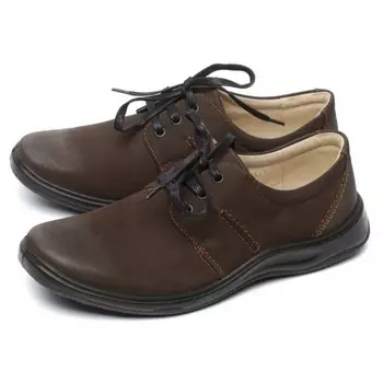 мужские полуботинки летние натуральная кожа (нубук) никс