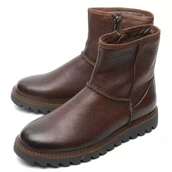 мужские сапоги натуральная кожа / натуральный мех corvetto