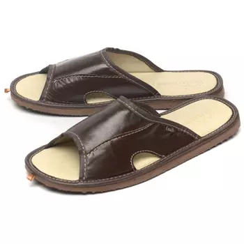 мужские тапочки натуральная кожа evalli